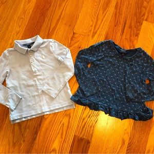 Polo by Ralph Lauren Girls Long Sleeves Shirts (pack of 2)
